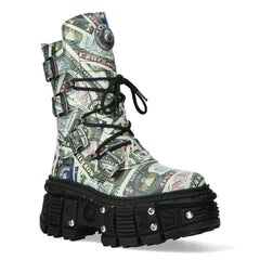 New Rock - Wall Platform Shoe M-WALL028B-C4