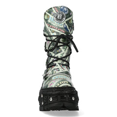 New Rock - Wall Platform Shoe M-WALL028B-C4