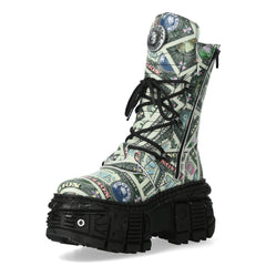 New Rock - Wall Platform Shoe M-WALL028B-C4