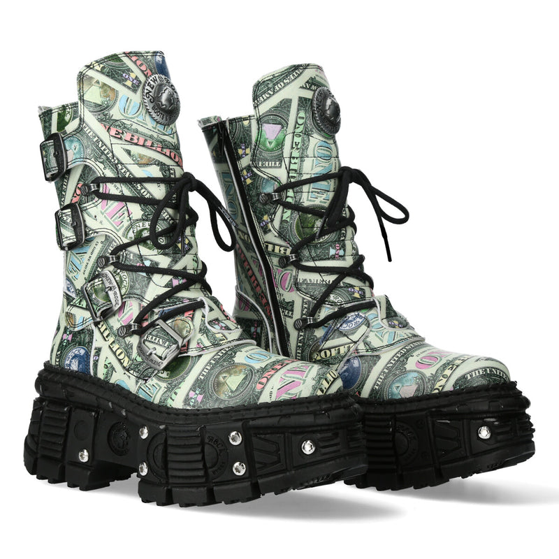 New Rock - Wall Platform Shoe M-WALL028B-C4