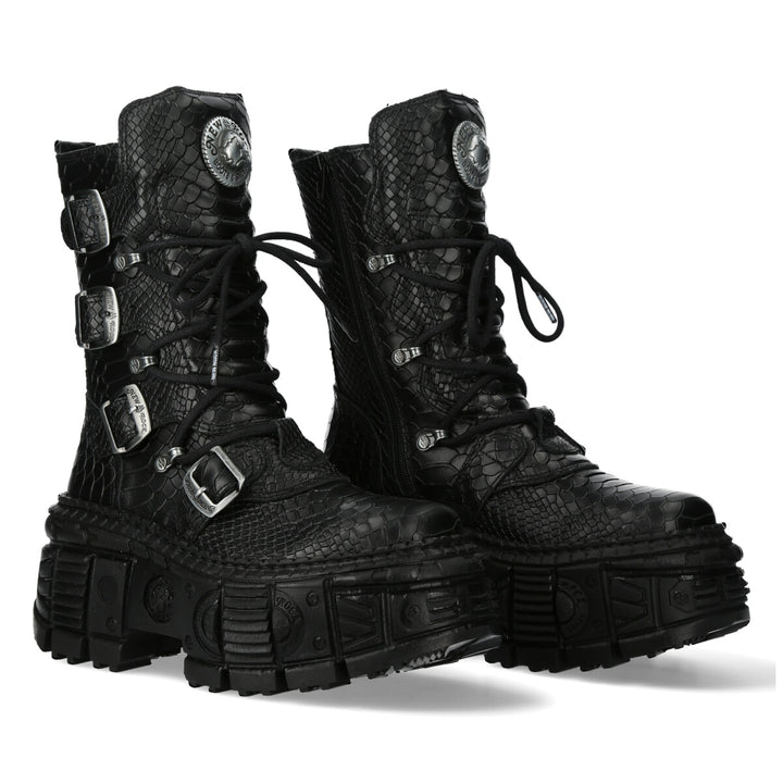 New Rock - Wall Platform Shoe M-WALL028B-S1