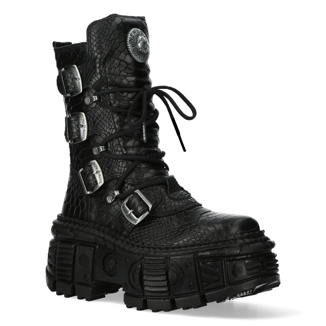 New Rock - Wall Platform Shoe M-WALL028B-S1