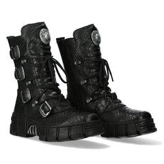 New Rock - Wall Platform Shoe M-WALL028B-S2