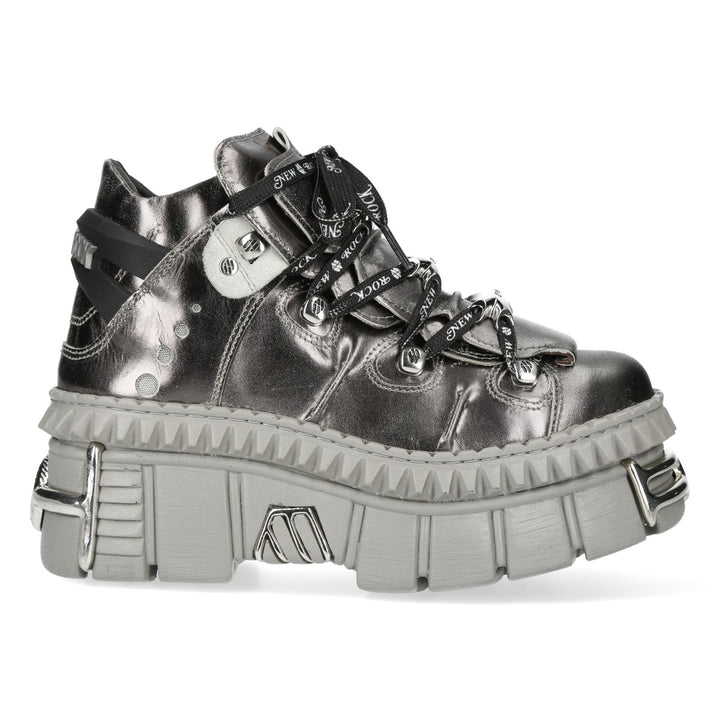 New Rock - Metallic Ankle Boot M-WALL106-C182