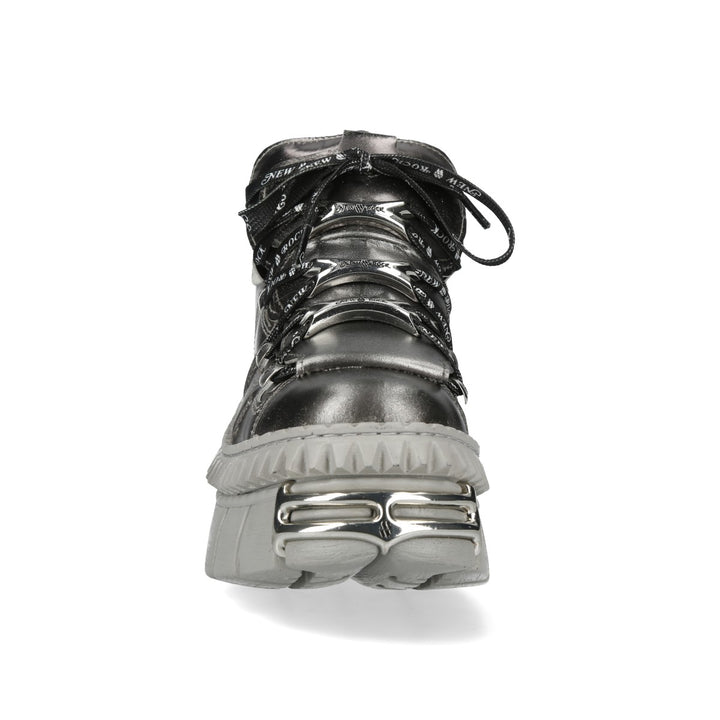 New Rock - Metallic Ankle Boot M-WALL106-C182