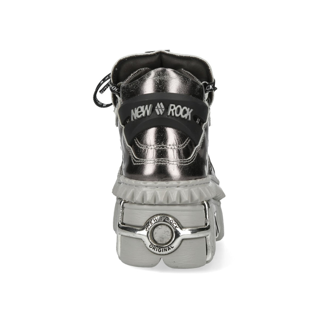 New Rock - Metallic Ankle Boot M-WALL106-C182