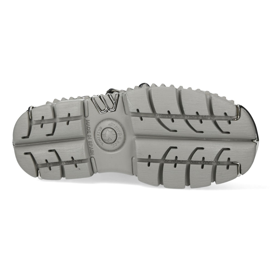 New Rock - Metallic Ankle Boot M-WALL106-C182