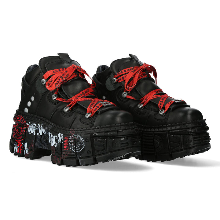 New Rock - Metallic Ankle Boot M-WALL106-C9