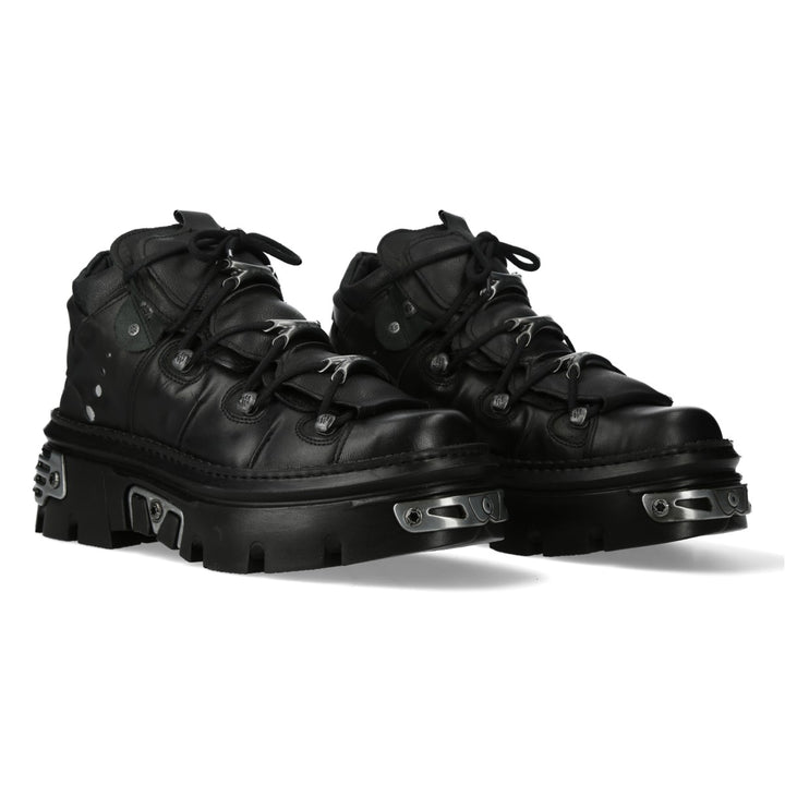 New Rock - Metallic Ankle Boot M-WALL106-S34