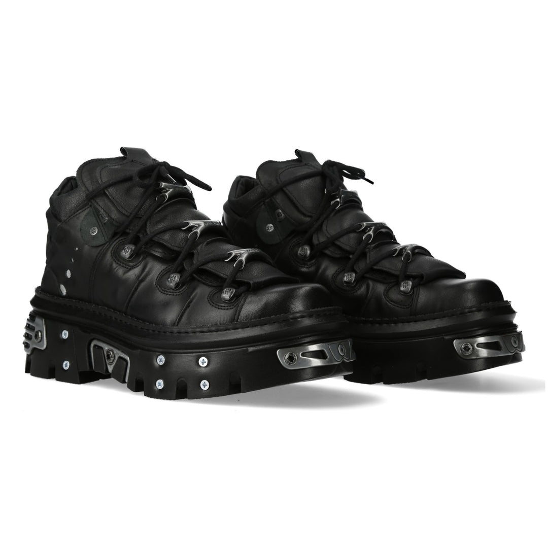 New Rock - Metallic Ankle Boot M-WALL106-S35