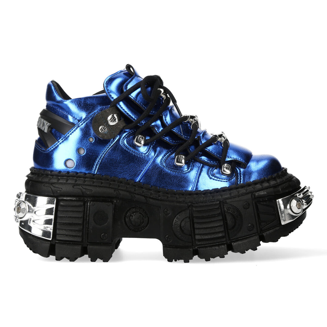 New Rock - Metallic Ankle Boot M-WALL106-V19