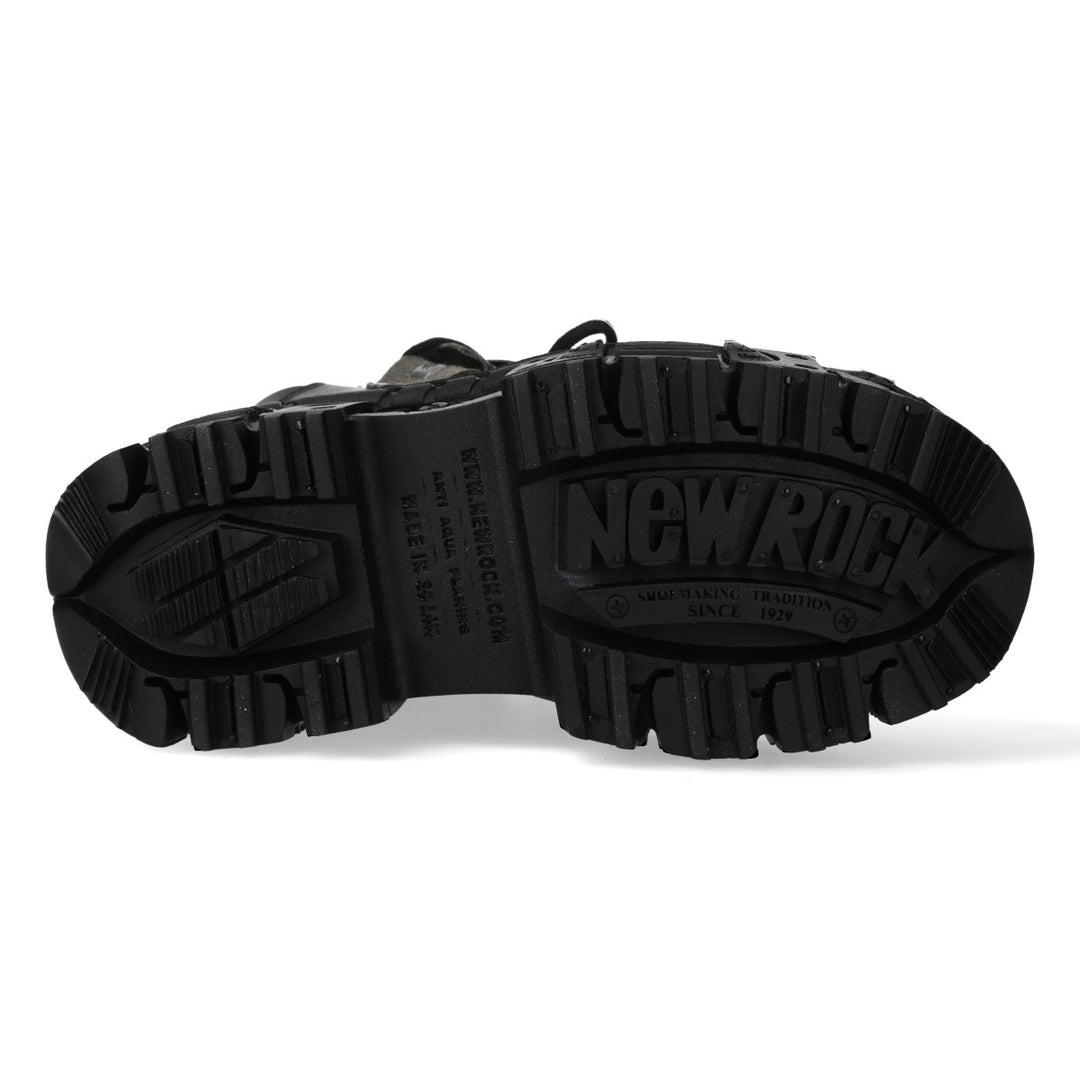 New Rock - Metallic Ankle Boot M-WALL106-V22