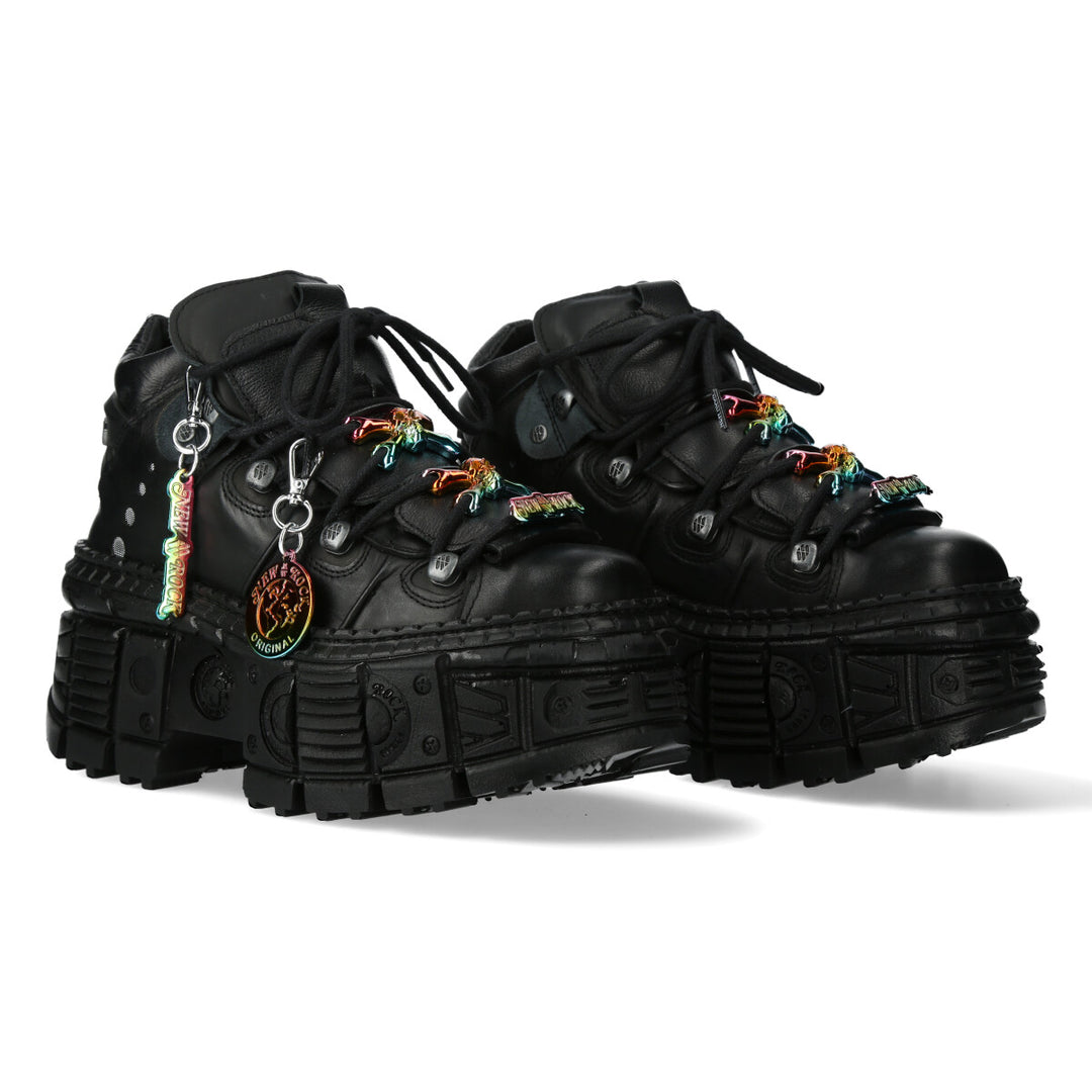 New Rock - Metallic Ankle Boot M-WALL106CC-S1