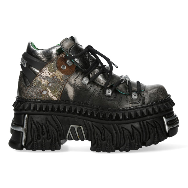 New Rock - Metallic Ankle Boot M-WALL106N-C18