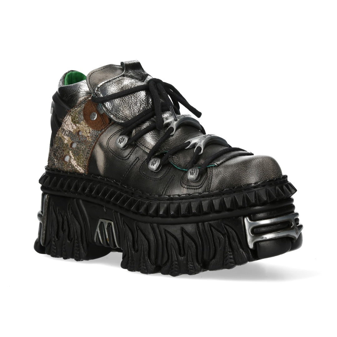 New Rock - Metallic Ankle Boot M-WALL106N-C18