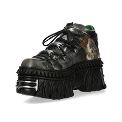 New Rock - Metallic Ankle Boot M-WALL106N-C18