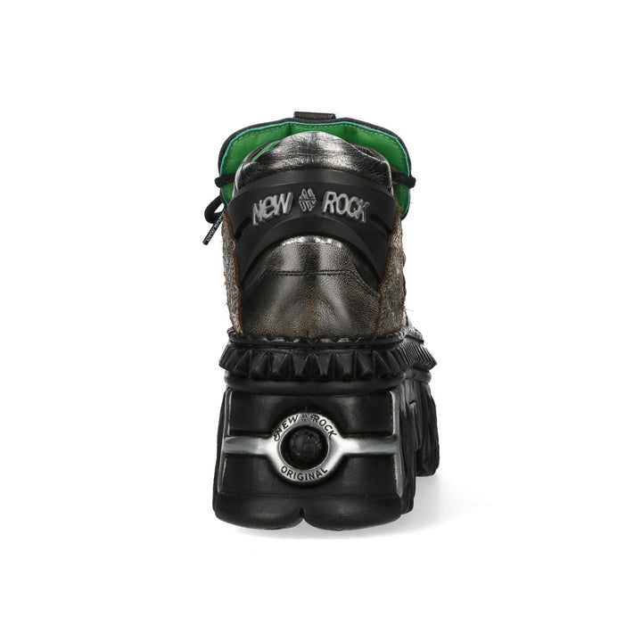 New Rock - Metallic Ankle Boot M-WALL106N-C18