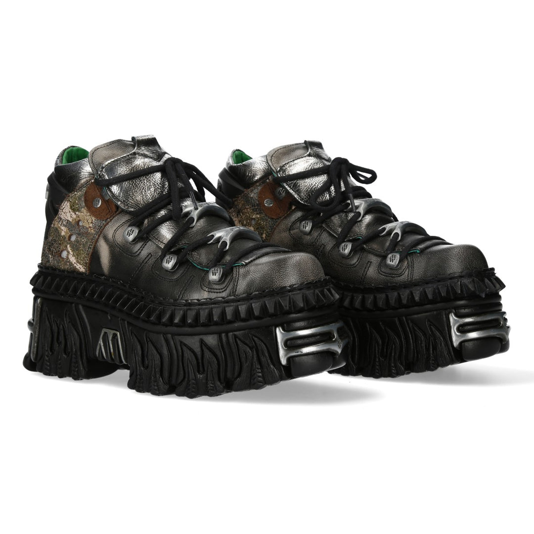 New Rock - Metallic Ankle Boot M-WALL106N-C18