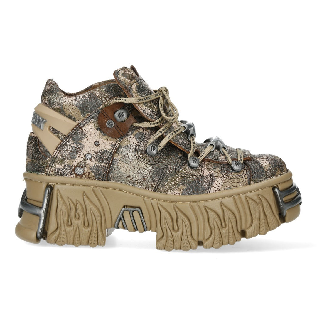 New Rock - Metallic Ankle Boot M-WALL106N-S10