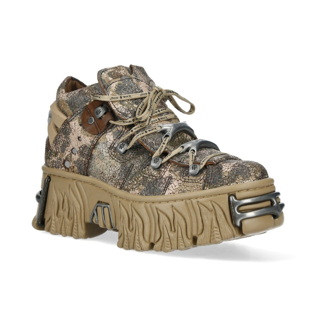 New Rock - Metallic Ankle Boot M-WALL106N-S10