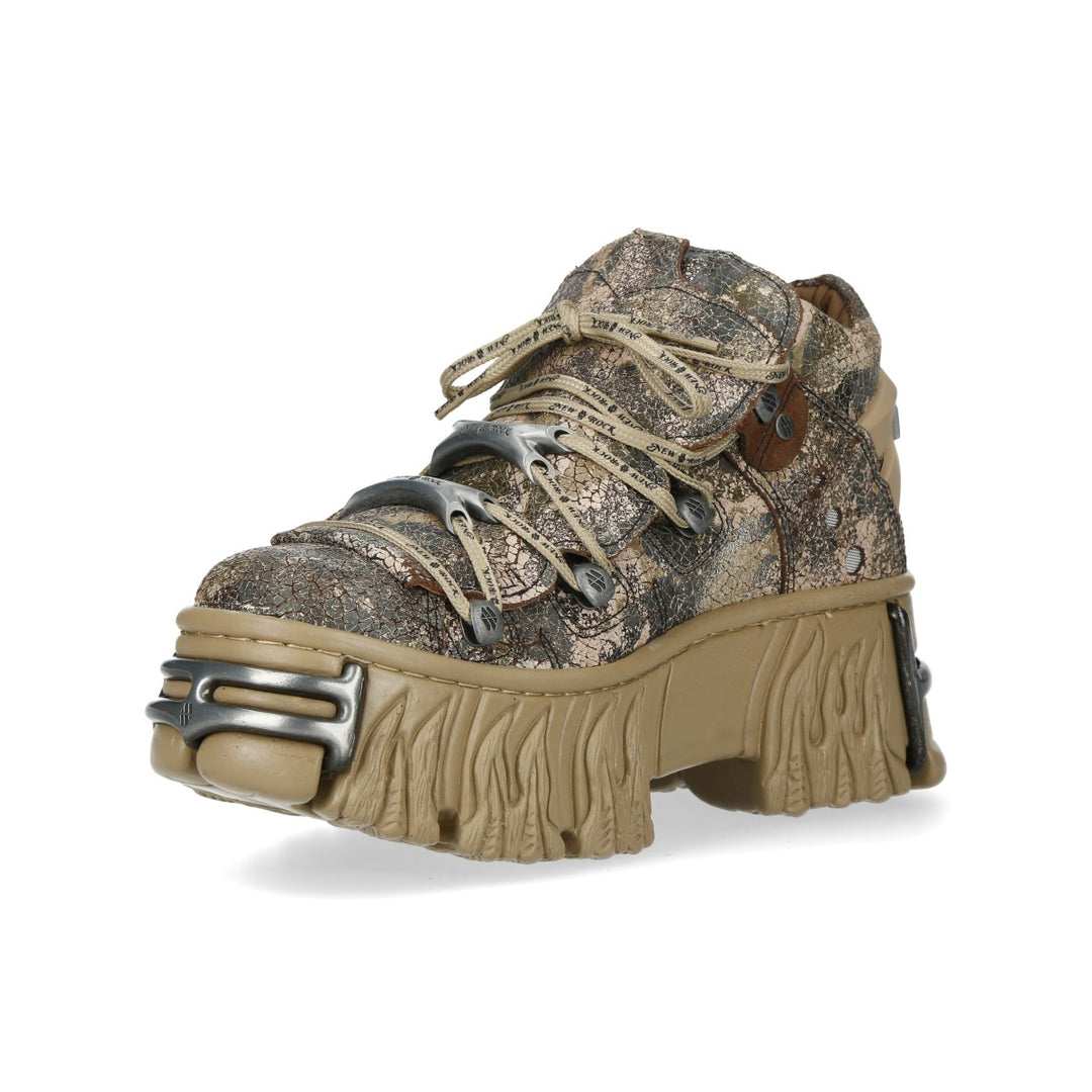 New Rock - Metallic Ankle Boot M-WALL106N-S10