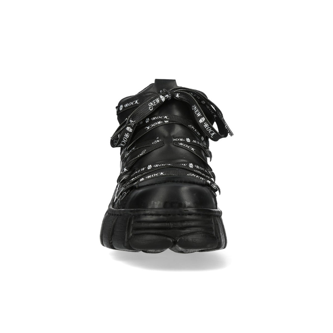 New Rock - Metallic Ankle Boot M-WALL106NSHLACE-C1