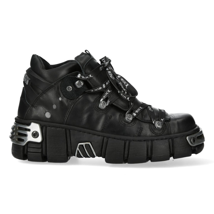 New Rock - Metallic Ankle Boot M-WALL106NSHLACE-C2