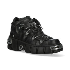 New Rock - Metallic Ankle Boot M-WALL106NSHLACE-C2