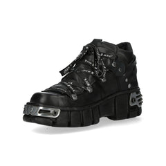 New Rock - Metallic Ankle Boot M-WALL106NSHLACE-C2