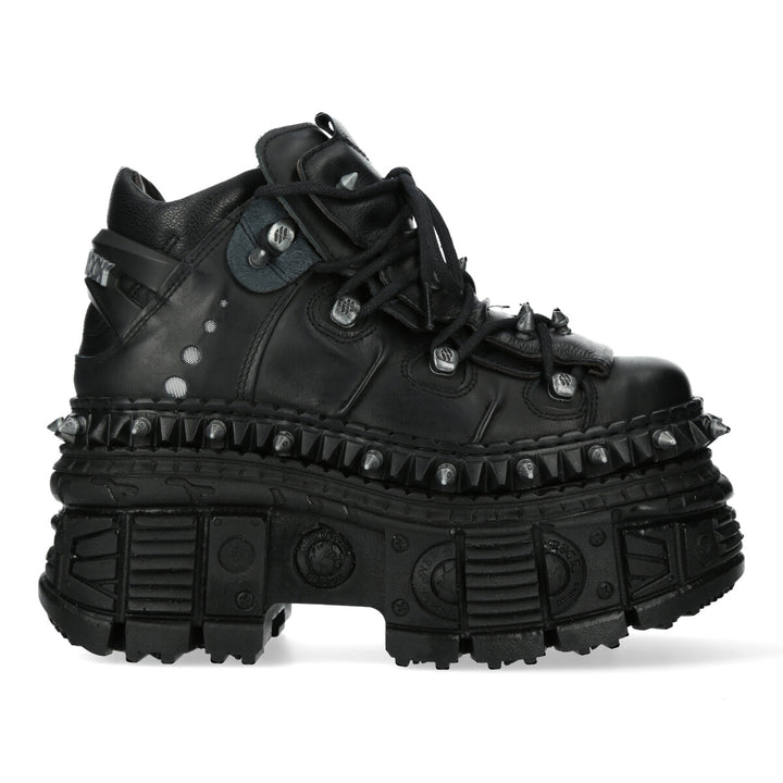 New Rock - Metallic Ankle Boot M-WALL106PCH-C1