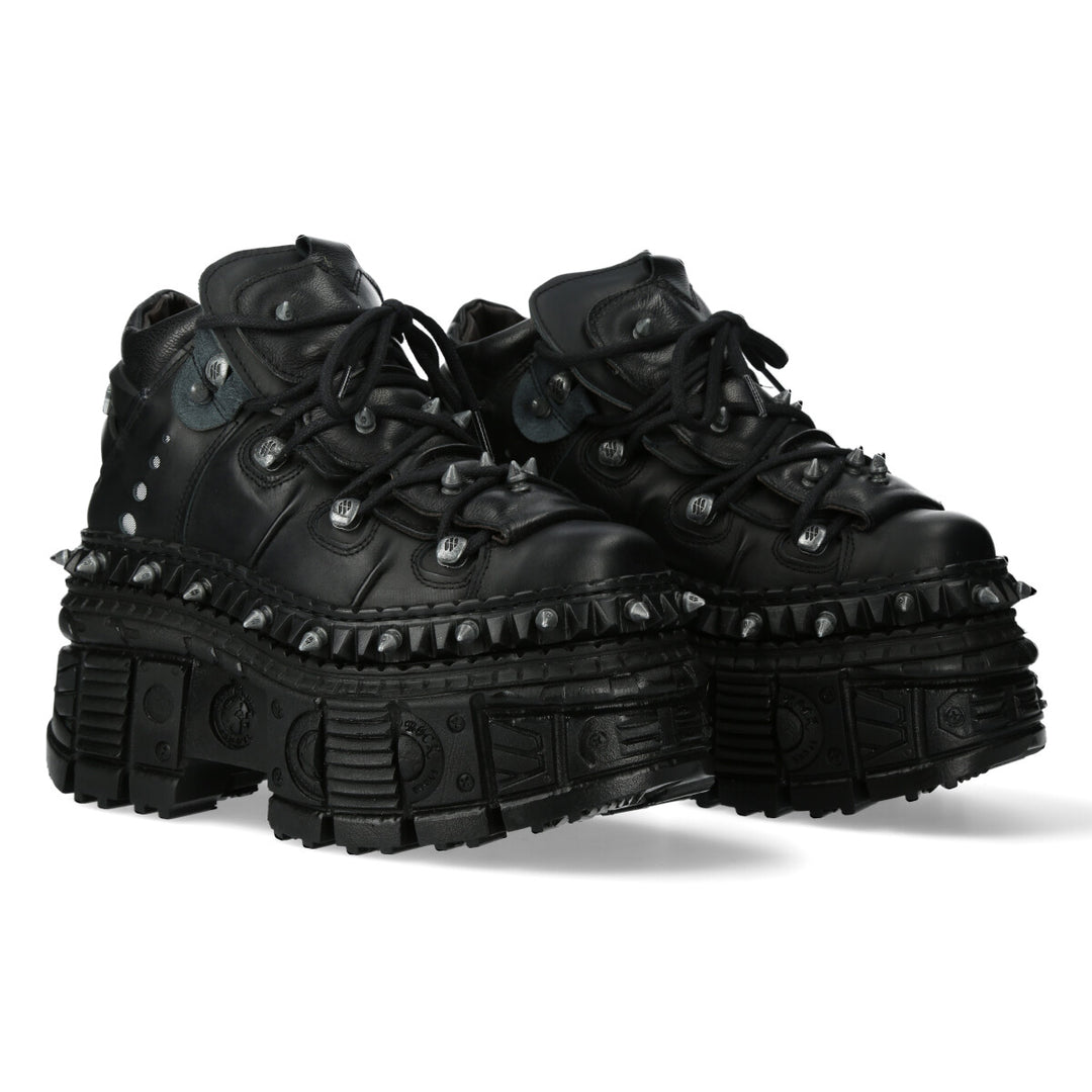 New Rock - Metallic Ankle Boot M-WALL106PCH-C1