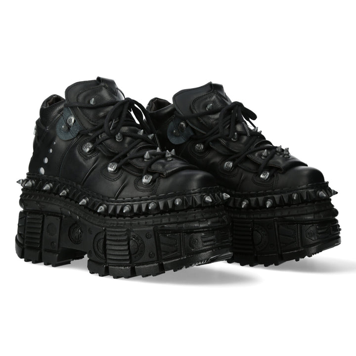 New Rock - Metallic Ankle Boot M-WALL106PCH-C1