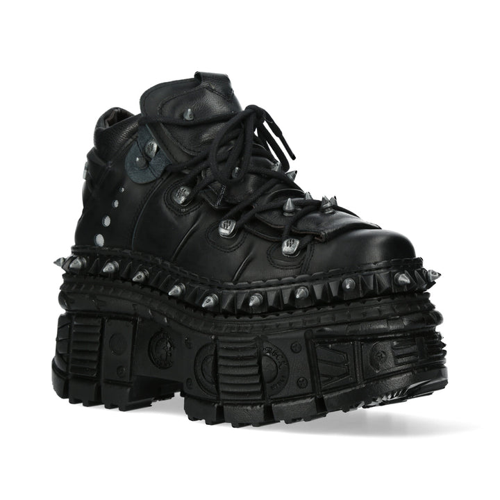 New Rock - Metallic Ankle Boot M-WALL106PCH-C1