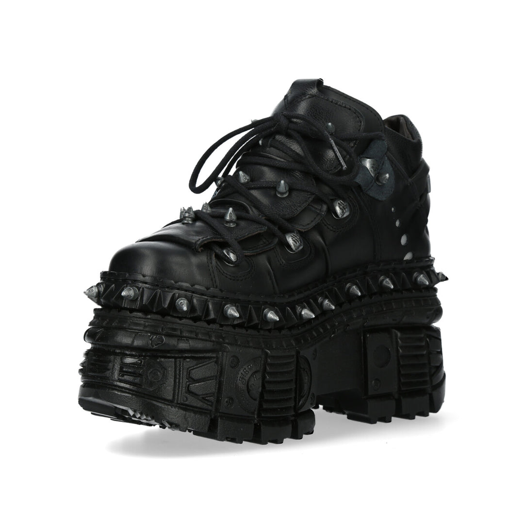 New Rock - Metallic Ankle Boot M-WALL106PCH-C1