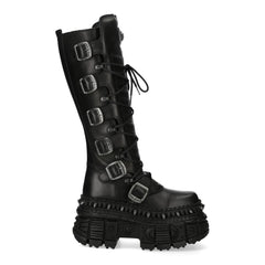New Rock - Metallic Ankle Boot M-WALL272-C4