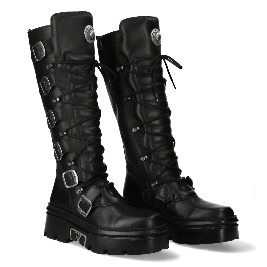 New Rock - Metallic Ankle Boot M-WALL272-S1