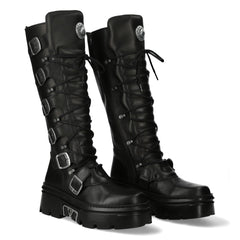 New Rock - Metallic Ankle Boot M-WALL272-S1
