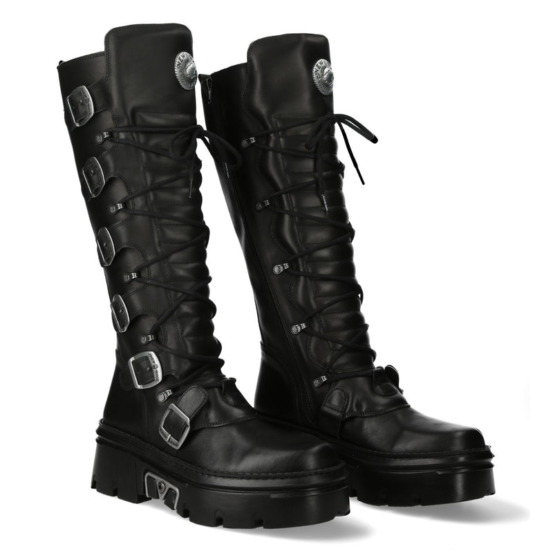 New Rock - Metallic Ankle Boot M-WALL272-S1