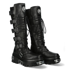 New Rock - Metallic Ankle Boot M-WALL272-S2