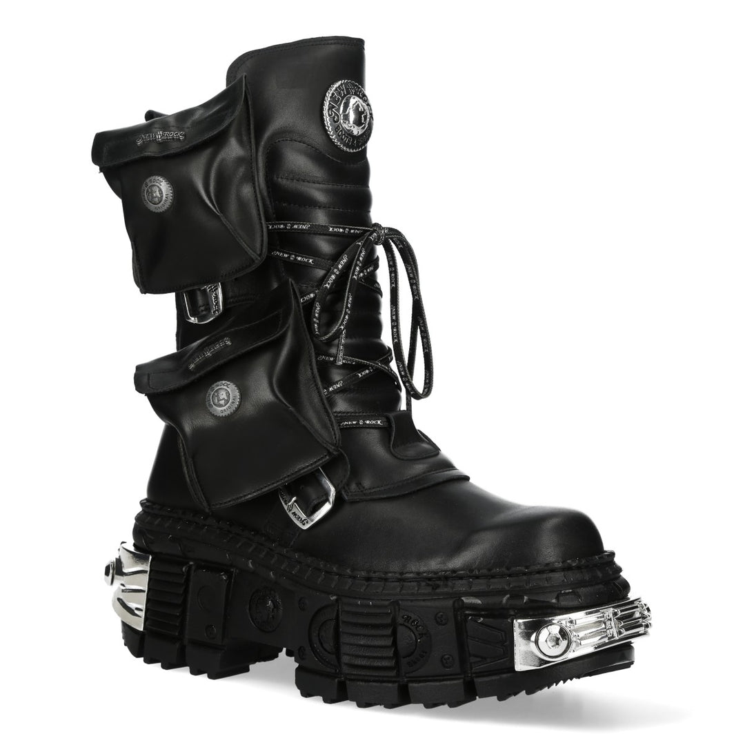 New Rock - Metallic Boot M-WALL373NR-C1
