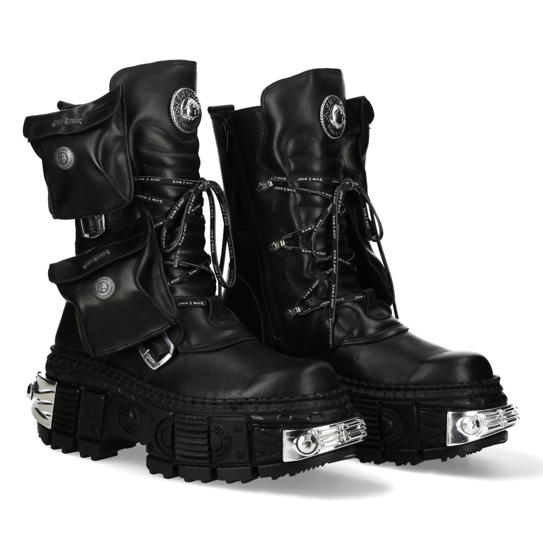 New Rock - Metallic Boot M-WALL373NR-C1