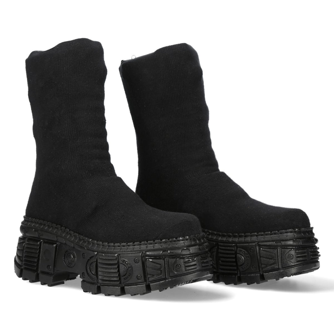 New Rock - Metallic Boot M-WALL373SOCK-C1