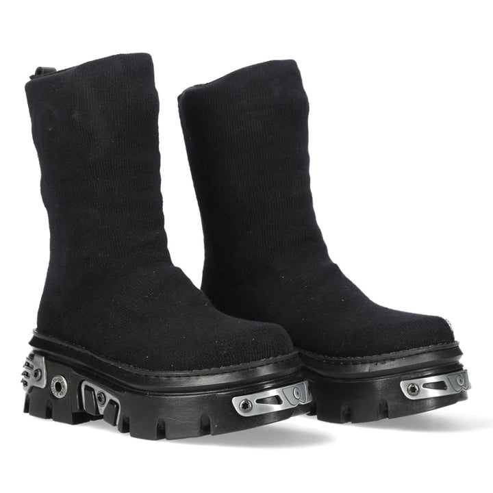 New Rock - Metallic Boot M-WALL373SOCK-C3