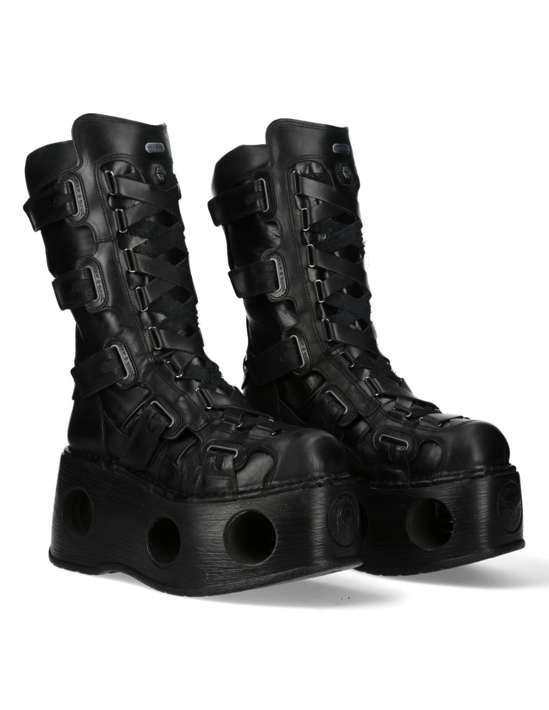 New Rock - Triple Buckle Cut-Out Sole Boot M-189-C16 – New Rock Australia