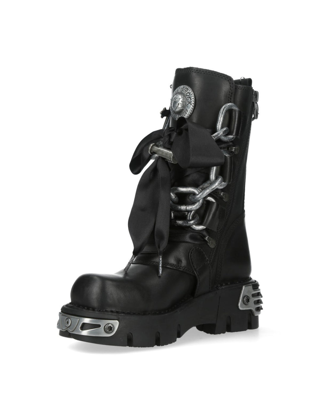New Rock M-373CADLACE-C1 Metallic Collection Boot