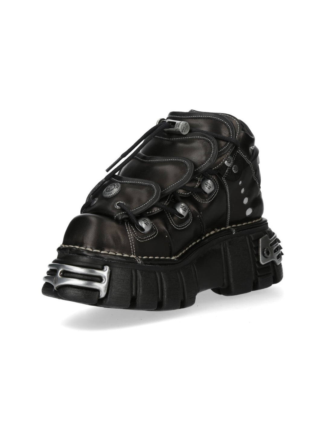 New Rock M-MET066-C1 Metallic Collection Ankle Boot
