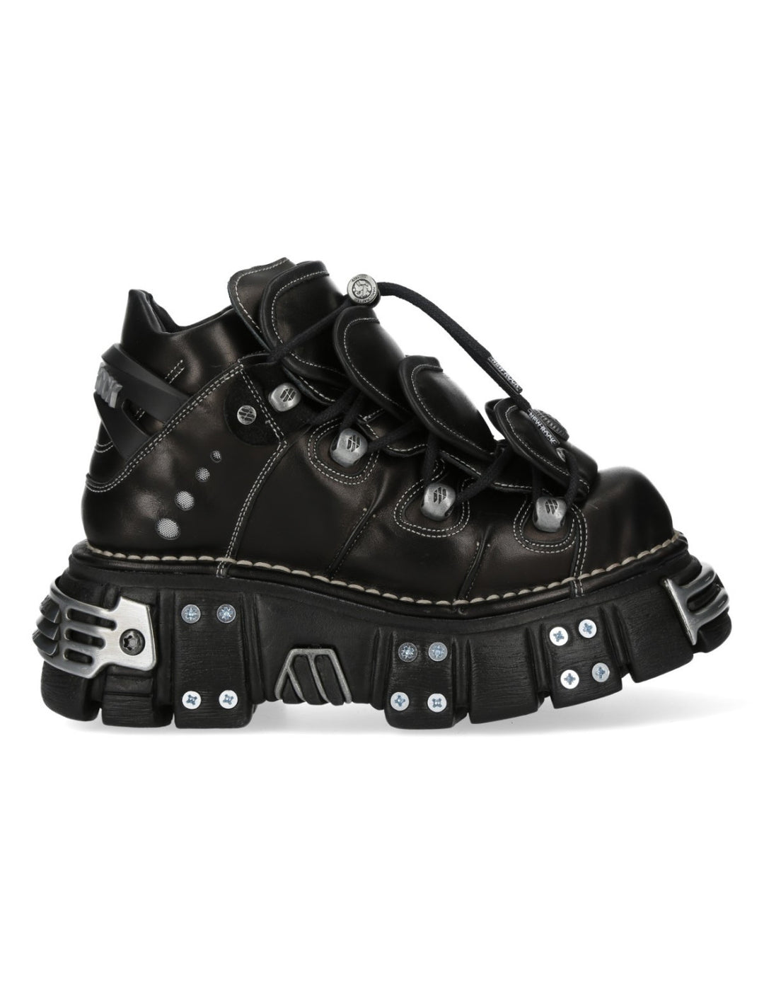 New Rock M-MET066-C1 Metallic Collection Ankle Boot