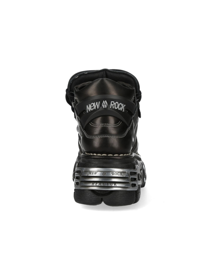 New Rock M-MET066-C1 Metallic Collection Ankle Boot