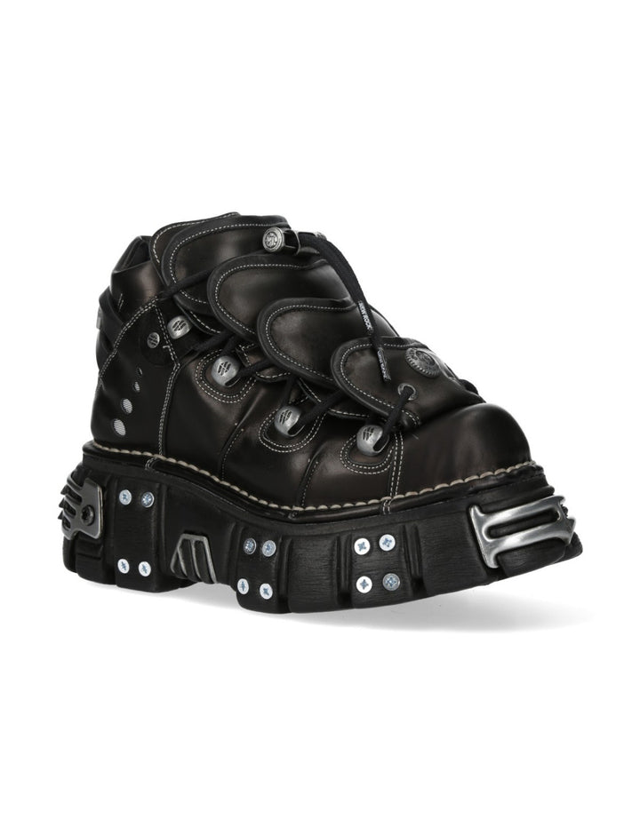 New Rock M-MET066-C1 Metallic Collection Ankle Boot