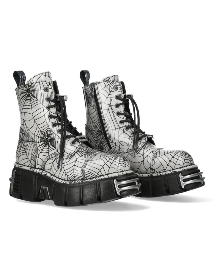 New Rock M-MILI083CCT-C131 Military Collection Ankle Boot